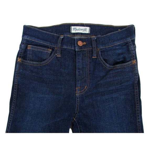 Madewell High Riser Skinny Jeans Sz 26 x 28 Dark Wash Stretch - Picture 2 of 7